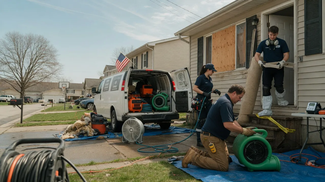 Water Damage Restoration in Manchester, IA near me
